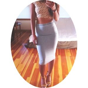 X S O L D X HW PENCIL SKIRT.