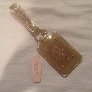 Victoria's Secret gold ID card keyring