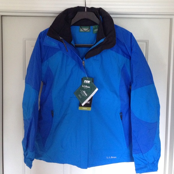 L.L. Bean Blue 3-in-1 hooded all season jacket