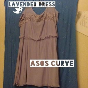 **Sold On Ebay***Asos Curve Lavender Dress