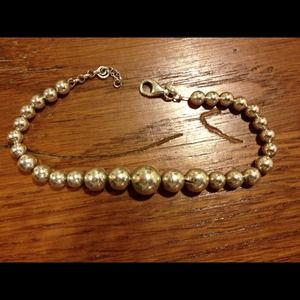 925 silver bead bracelet