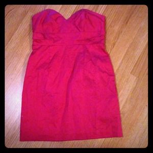Fuchsia strapless dress. Wore once.
