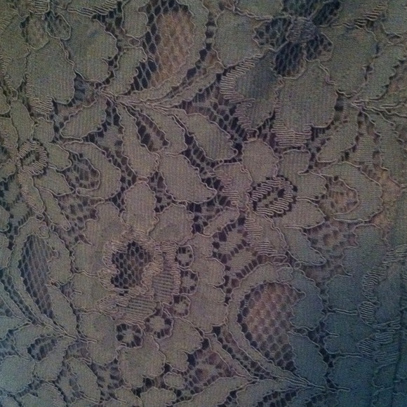 H&M silk grey lace dress with straps - Picture 4 of 4