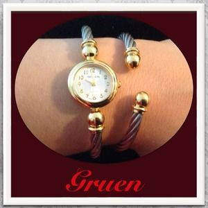 Gruen watch and bracelet bundle!