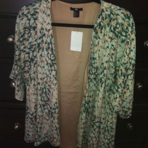 H&m draped blazer jacket NWT size 12