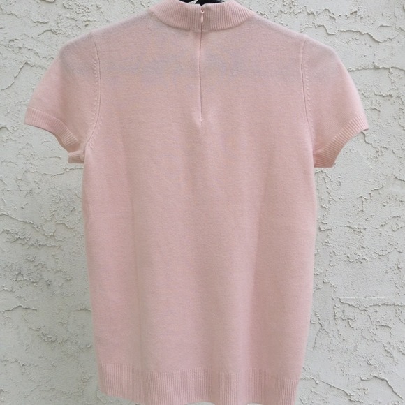 Super soft pinkish short sleeve sweater - Picture 2 of 2