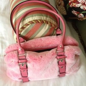 Pink  Fur Bag