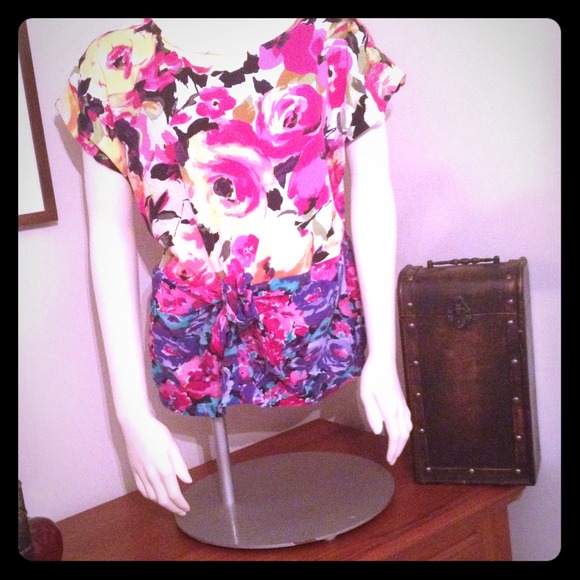 SOLD Floral Print Blouse