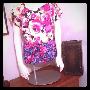 SOLD Floral Print Blouse