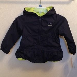 Girls London Fog reversible jacket.