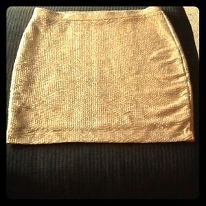 Gold H&M Skirt
