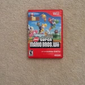Super Mario brothers wii game
