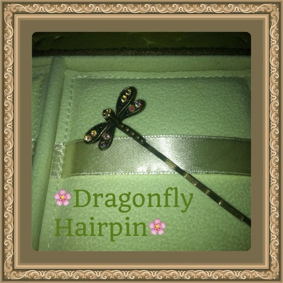 🌺🌺🌺SOLD🌺🌺🌺🌸Dragonfly Hairpin🌸