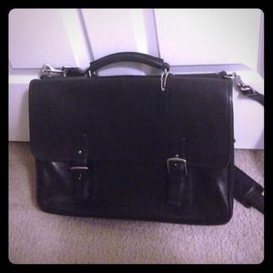 Coach leather briefcase
