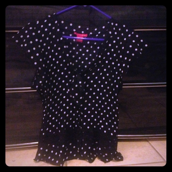Sunny Leigh Pokadot dress shirt