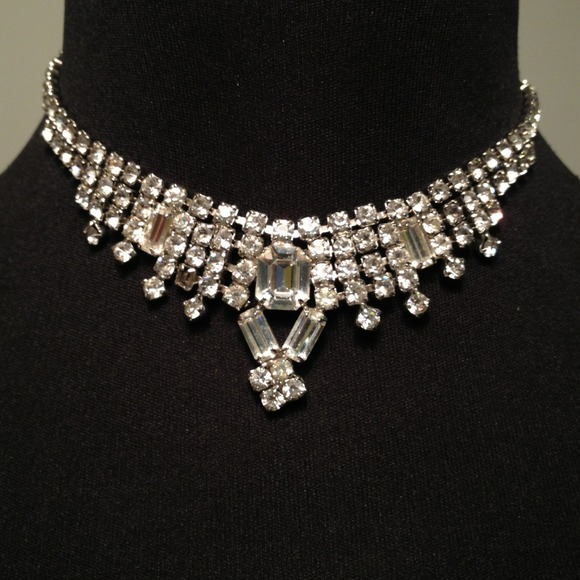 Vintage rhinestones necklace