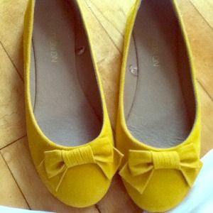 BUNDLED Mustard Yellow Ballet Flats