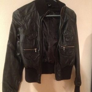 Windsor faux leather jacket
