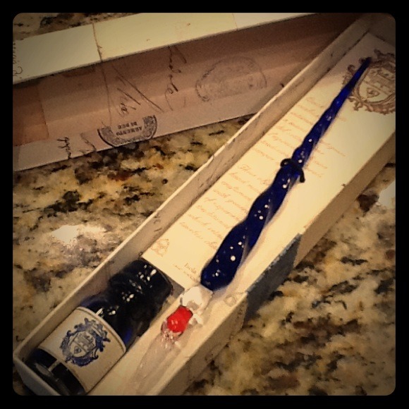 Bundle for Tao! glass pen, vintage top, necklace