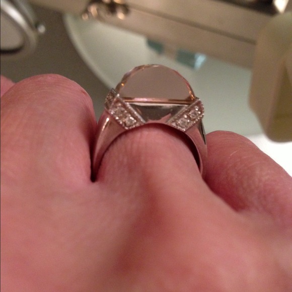 BUNDLED Sterling silver pink cz ring - Picture 4 of 4