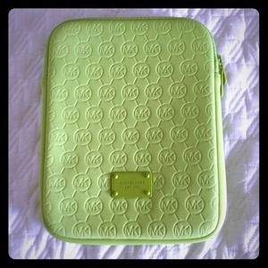 NWOT Green Michael Kors IPad Case!