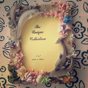3D coral Dolphin Fish Picture Frame