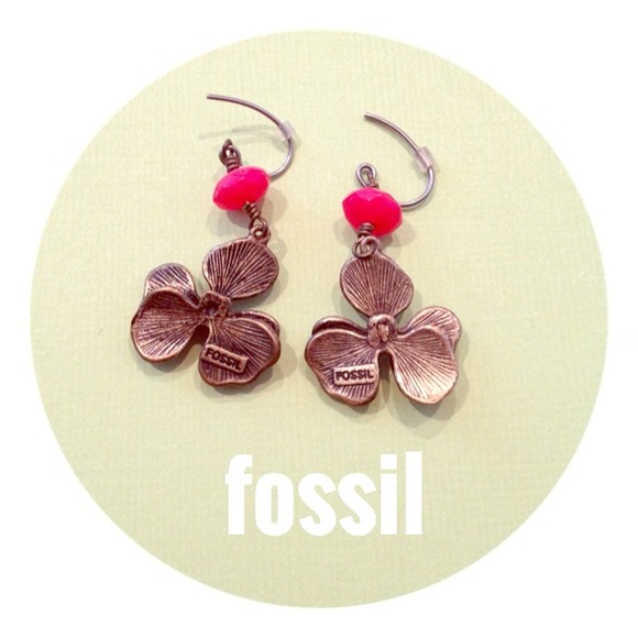 Fossil earrings