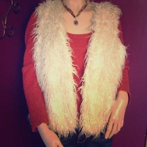 Faux fur vest