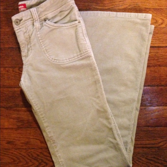 Unionbay Bootcut/Flare Corduroys in Oatmeal