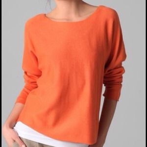 Vince cashmere blend sweater in gorgeous Carrot