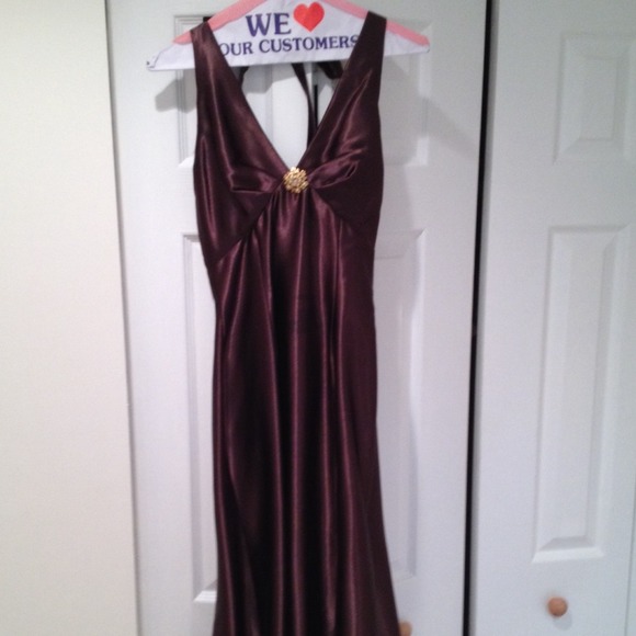 Brown Homecoming Dress Size 2/3. Only worn once