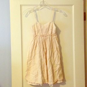 Cute cream summer dress
