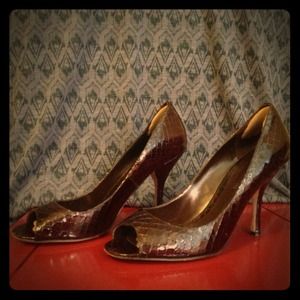 *New Price* Enzo Angiolini Open-Toed Pumps