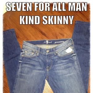 NEW Seven for all man kind 100% authentic Skinny
