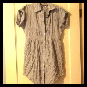 Striped button up cover up🌻☀️