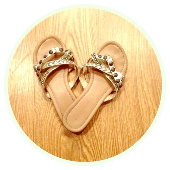 Sparkle-filled sandals