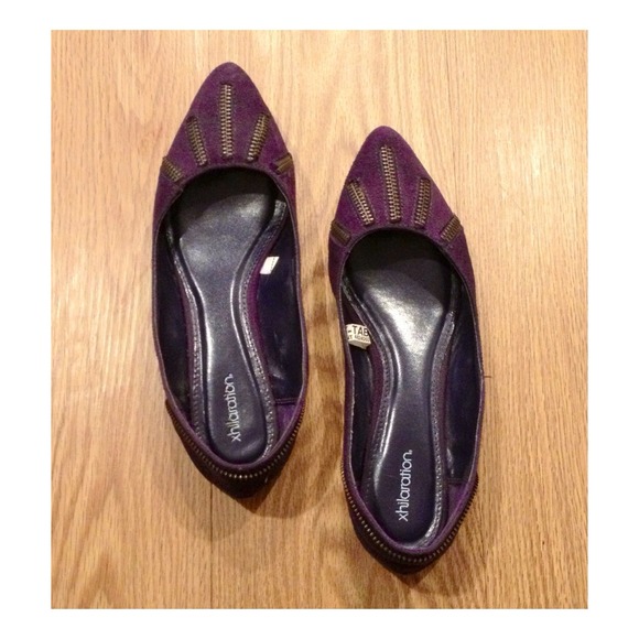 Purple flats