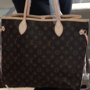 NWT LV never ful tote bag