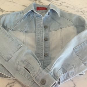 Tigerlily cropped denim jacket