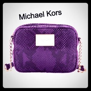 SOLD. Michael Kors Jet Set Embossed Leather