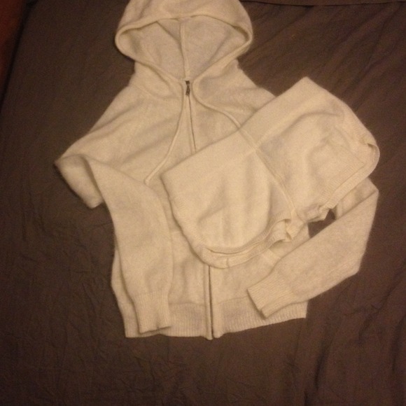 VS shorts with matching zip-up hoodie