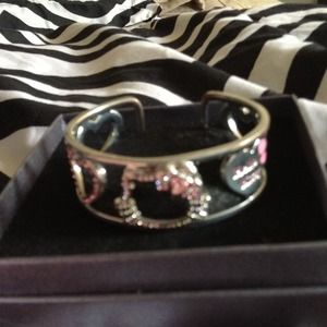 Silver hello kitty bracelet