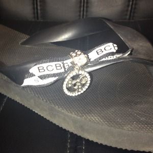 BCBG flip flops!