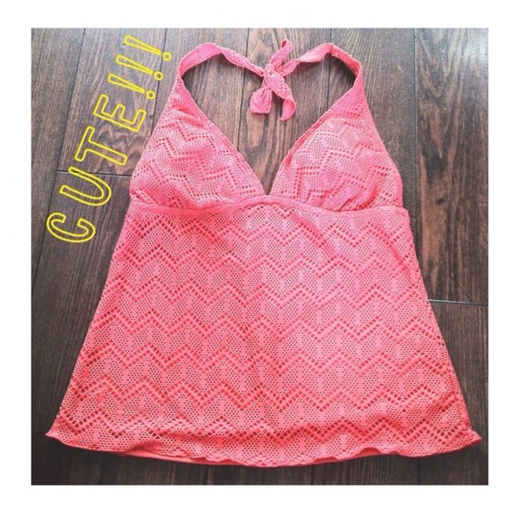 Coral Tankini Top