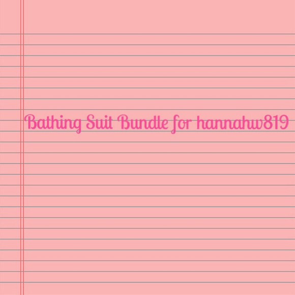 Bathing suit bundle
