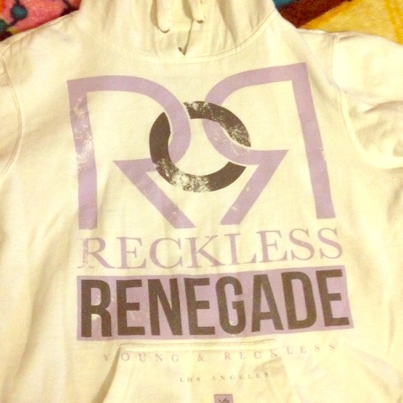 White young and reckless sweatshirt