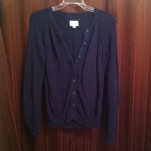 Forever 21 Heritage Navy Blue Cardigan