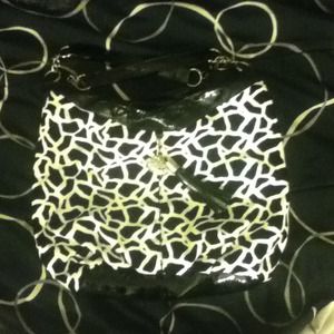 Cow print purse