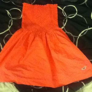 Hot pink, short,  hollister dress.