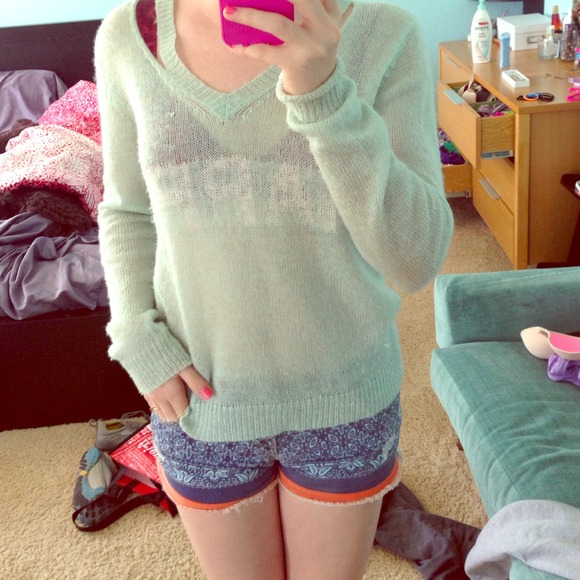 SOLD/ REDUCED Graphic cutout LF Sweater